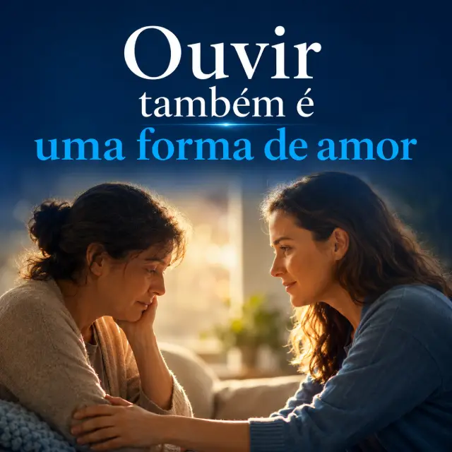 Ouvir também é uma forma de amor